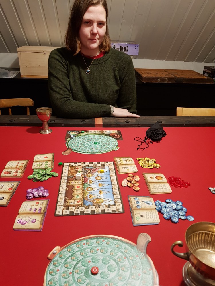 A picture of my lovely competitor looking sneakily back at me.