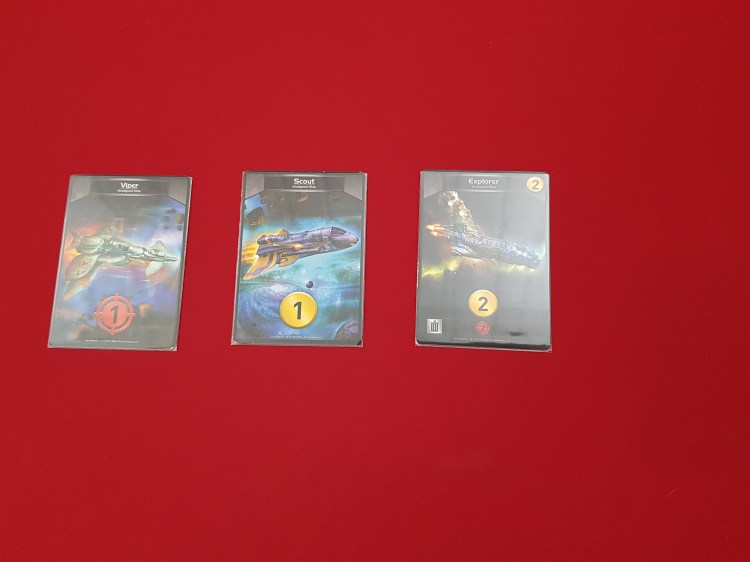 A picture of the Viper, Scout and explorer ships.