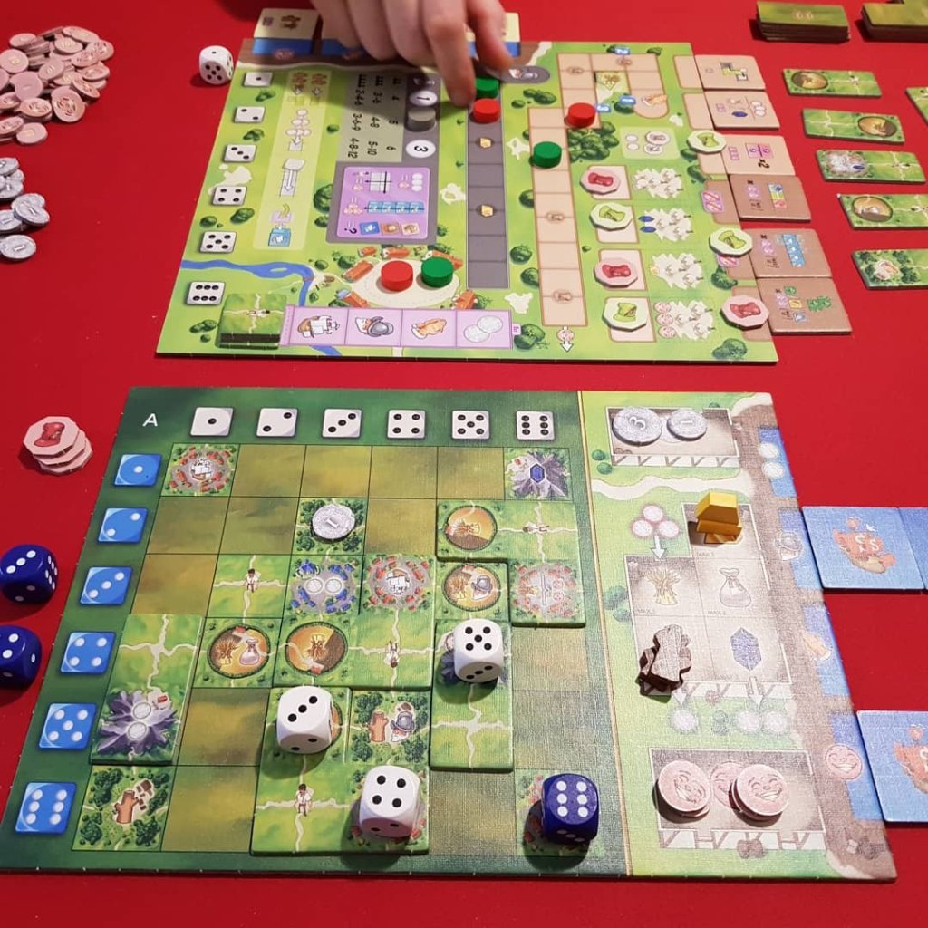 A picture of our first time playing Santa Maria